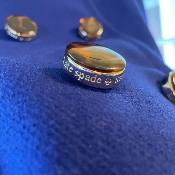 NWOT Kate Spade Bow Peacoat sized XL - Picture 4 of 7